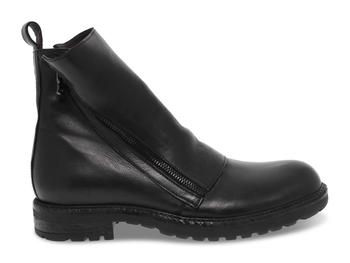 推荐Jp/David Mens Black Leather Ankle Boots商品