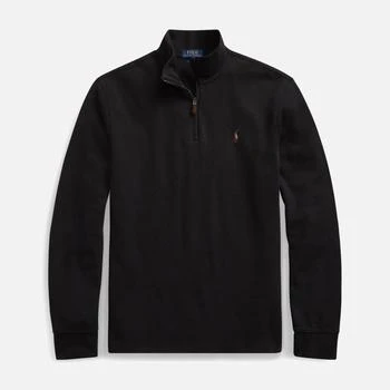 推荐Polo Ralph Lauren Men's Estate Rib Half Zip Pullover - Polo Black商品