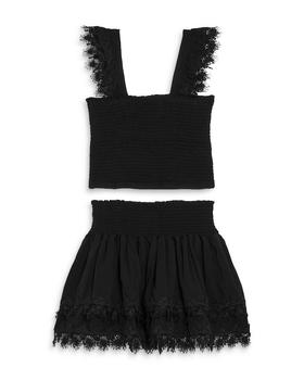 商品Peixoto | Girls' Mariel Smocked Top & Skirt Set - Big Kid,商家Bloomingdale's,价格¥623图片