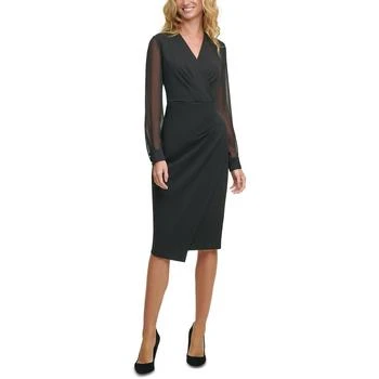 Tommy Hilfiger | Tommy Hilfiger Womens Illusion Asymmetrical Wear to Work Dress 2.1折