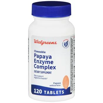 Walgreens | Chewable Papaya Enzyme Complex Tablets Papaya,商家Walgreens,价格¥52