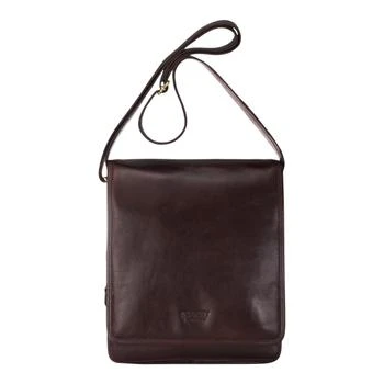 Infinity Leather | Leather Vintage Brown Messenger Shoulder Crossbody Travel Business Bag - Ranger,商家Premium Outlets,价格¥1055