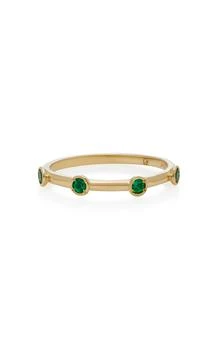 Octavia Elizabeth - 18K Gold Emerald Ring - Green - US 6 - Moda Operandi - Gifts For Her