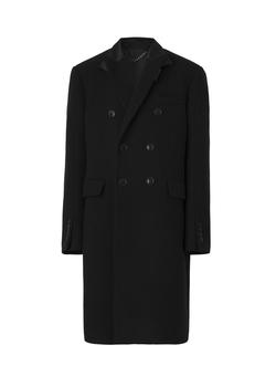 加拿大burberry大衣, Burberry | Silk satin collar wool coat商品图片 