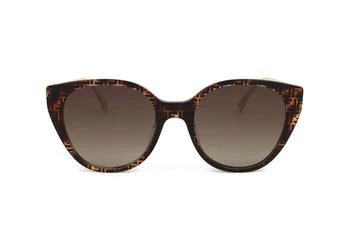 Fendi | Fendi Eyewear Cat Eye Frame Sunglasses 4.8折, 独家减免邮费
