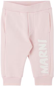 Marni | Baby Pink Logo Track Pants商品图片,独家减免邮费