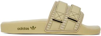 阿迪达斯拖鞋, Adidas | Beige Adilette 2.0 Pride Slides商品图片 额外8.5折, 额外八五折