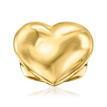 Ross-Simons | Ross-Simons Italian 18kt Gold Over Sterling Puffed Heart Ring,商家Premium Outlets,价格¥873