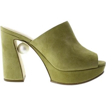 Nicholas Kirkwood | Nicholas Kirkwood Womens Leather Peep Toe Mules 