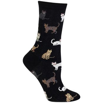 商品Hot Sox | 猫咪袜子Hot Sox Women's Cats Trouser Socks,商家Macy's,价格¥65图片