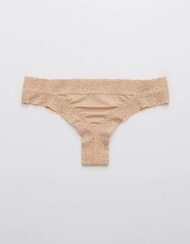 Aerie | Aerie Sunnie Blossom Lace Thong Underwear商品图片,
