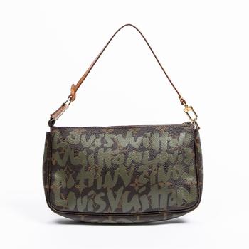 lv钱包, [二手商品] Louis Vuitton | Ltd. Ed. "Stephen Sprouse Graffiti" Accessory Pouch商品图片 