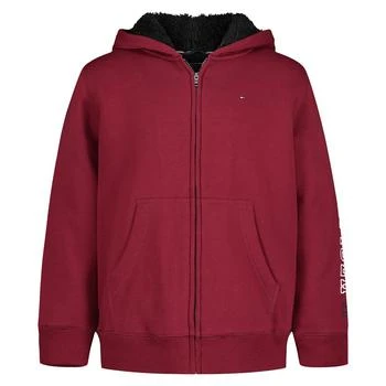 Tommy Hilfiger | Little Boys Screen Long Sleeve Zip Sherpa- 100% Polyester Hoodie 8折, 独家减免邮费