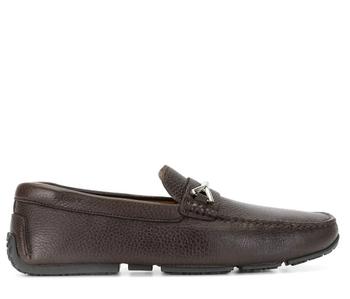 bally男鞋男鞋, Bally | Mens Pieret Grained Deer Leather Loafers In Coffee商品图片 2.8折