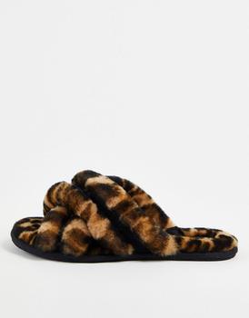 UGG | UGG Scuffita slippers in panther print商品图片,8.1折×额外9.5折, 额外九五折