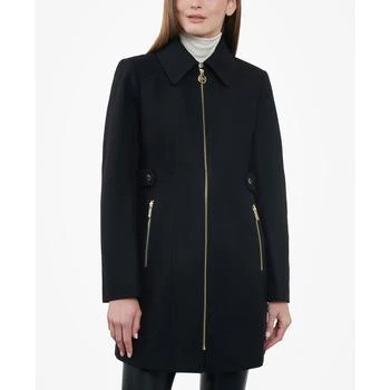 Michael Kors | Women's Petite Club-Collar Zip-Front Coat 4.7折