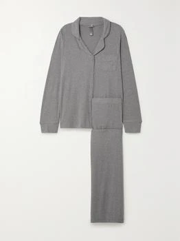 SKIMS | 罗纹弹力莫代尔平纹布家居服套装（色号：heather Grey）,商家NET-A-PORTER,价格¥803