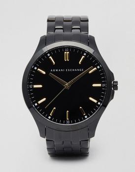 Armani Exchange | Armani Exchange AX2144 stainless steel watch in black商品图片,额外9.5折, 额外九五折