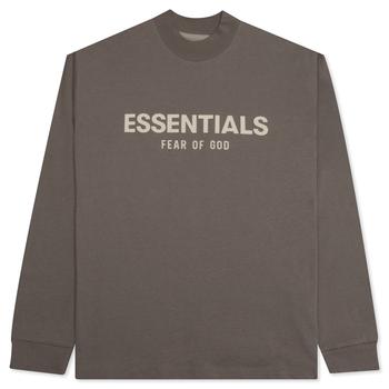 推荐Fear of God Essentials Kid's L/S Tee - Desert Taupe商品