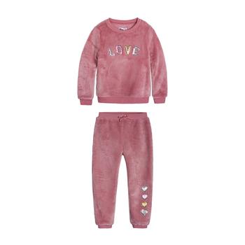 Epic Threads | Little Girls Love Cozy Sweatshirt and Pant Set, Created For Macy's商品图片,
