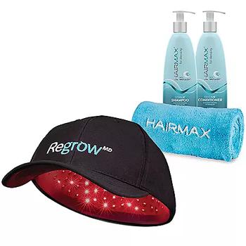 商品Hairmax RegrowMD 272 Cap Bundle with Shampoo, Conditioner and Towel,商家Sam's Club,价格¥4957图片