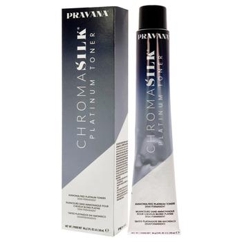 商品ChromaSilk Platinum Toner - Platinum Sand by Pravana for Unisex - 3 oz Hair Color图片
