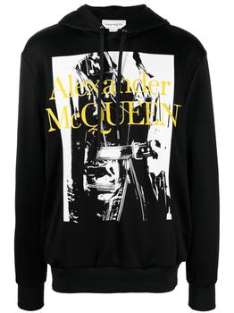Alexander McQueen | Loopback atelier print hooded sweatshirt商品图片,4.9折