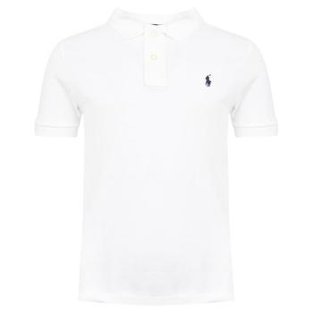 推荐Embroidered Logo Polo Shirt White商品