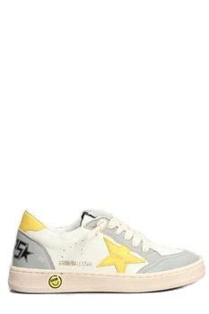 Golden Goose | Golden Goose Kids Ball Star Lace-Up Sneakers,商家Cettire,价格¥1245