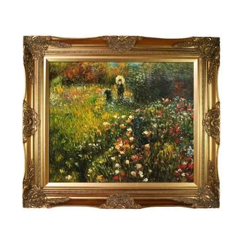 La Pastiche | By Overstockart Woman with A Parasol In A Garden Frau Mi Sonnenschirm with Victorian Frame, 28" x 32",商家Macy's,价格¥7027