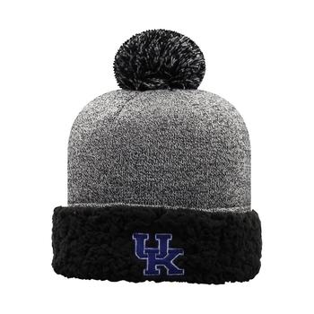 推荐Women's Black Kentucky Wildcats Snug Cuffed Knit Hat with Pom商品