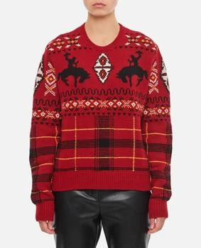 推荐Wool Blend Crewneck Sweater商品