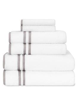 商品Home Treasures | Ribbons 6-Piece Bath Towel Set,商家Saks Fifth Avenue,价格¥2186图片