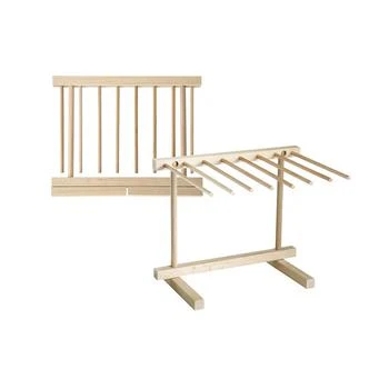 Fante's | Collapsible Pasta Drying Rack, Made in Italy, Wood, 13.36" x 11.5", The Italian Market Original since 1906,商家Macy's,价格¥290