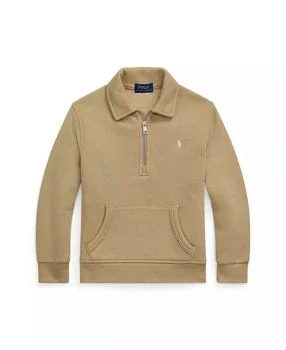 Ralph Lauren | Toddler and Little Boys Fleece Quarter-Zip Pullover Sweatshirt,商家Macy's,价格¥271