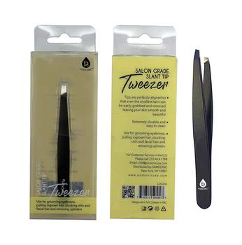 商品PURSONIC | Salon Grade Professional Slant Tip Eyebrow Tweezer, Great for Facial Hair, Ingrown Hair, Splinter & Blackhead Remover,商家Premium Outlets,价格¥85图片