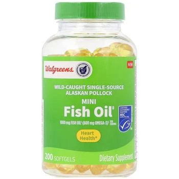 Walgreens | Mini Fish Oil 1000 mg Softgels,商家Walgreens,价格¥169