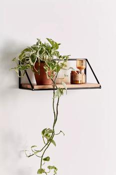 Urban Outfitters | Addison Metal Bracket Wood Wall Shelf商品图片,1件9.5折, 一件九五折