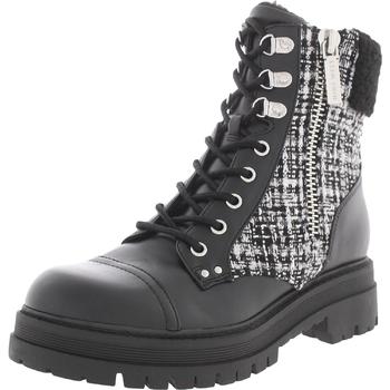 Nine West行李箱, Nine West | Nine West Womens Faux Leather Block Heel Combat & Lace-up Boots商品图片 6.5折