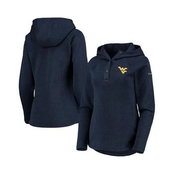 Columbia | Women's Navy West Virginia Mountaineers Darling Days Raglan Fleece Pullover Hoodie 7.4折