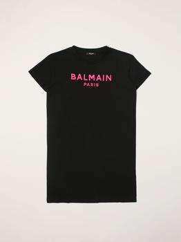 推荐Balmain cotton t-shirt dress with logo商品