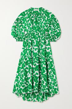 Diane von Furstenberg | Artie 印花棉质混纺中长连衣裙商品图片,