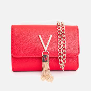 VALENTINO by Mario Valentino是什么牌子, Mario Valentino | Valentino Bags Women's Divina Small Shoulder Bag - Red商品图片 额外7.5折, 额外七五折