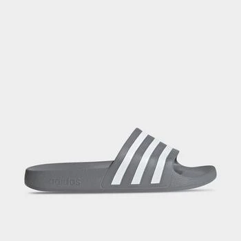 Adidas | Men's adidas adilette Aqua Slide Sandals,商家Finish Line,价格¥88