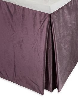 商品Lili Alessandra | Valentina Buff Velvet Bed Skirt,商家Saks Fifth Avenue,价格¥2779图片