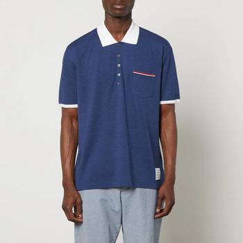 Thom Browne | Thom Browne Oversized Cotton-Jersey Polo Shirt商品图片,额外6折, 额外六折