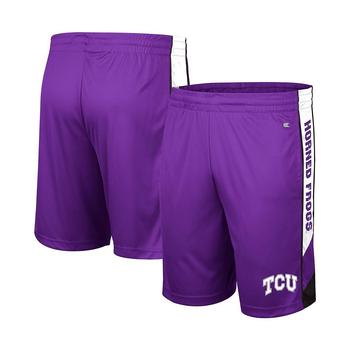 Colosseum | Men's Purple TCU Horned Frogs Pool Time Shorts商品图片,