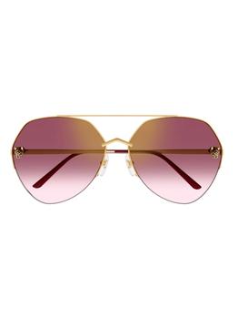 Cartier | Cartier Aviator Frame Sunglasses商品图片,8.1折