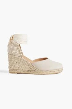 LAST STUDIO | Leda suede wedge espadrilles,商家THE OUTNET US,价格¥523