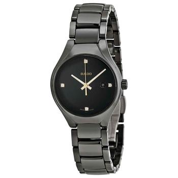 雷达手表精选, Rado | True Black Dial Black Ceramic Ladies Watch R27059712商品图片 7折